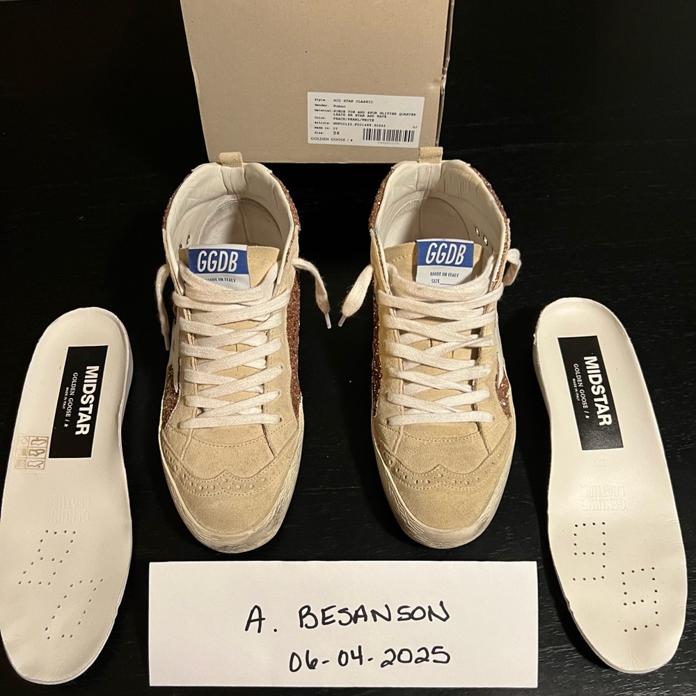 Golden Goose Mid Star Sz 36 - Picture 2 of 5